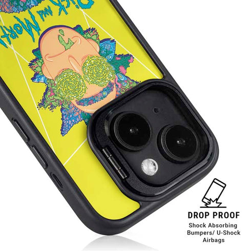 Adult Swim Rick and Morty Rick and Morty Portal Eyes iPhone 13 Kickstand Case